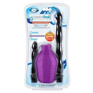 Cloud 9 Fresh + Deluxe Anal Enema Douche Kit 10.8oz EZ Squeeze Bulb W/ Soft Nozzle