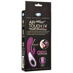 Pro Sensual Air Touch IV G-Spot Dual Function Clitoral Suction Rabbit