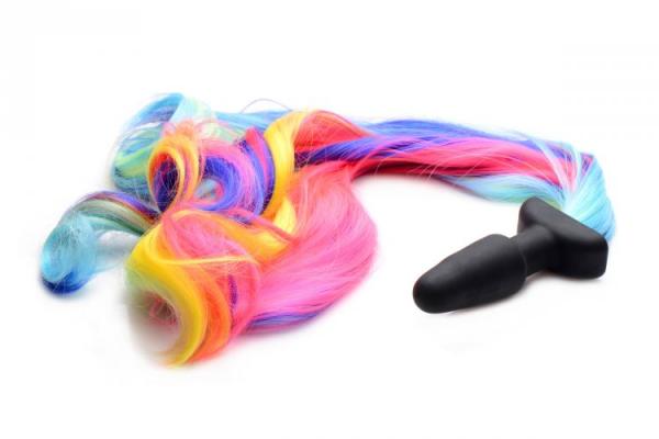 Tailz Rainbow Pony Tail Anal Plug