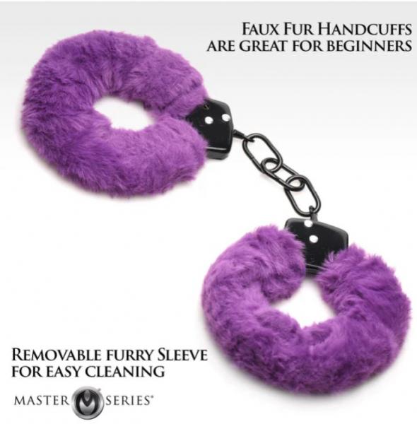 Ms Cuffed In Fur Purple