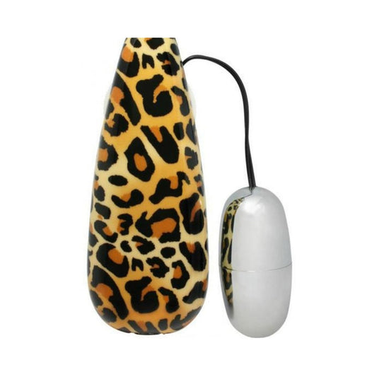 Primal Instincts Vibrating Egg - Leopard Print